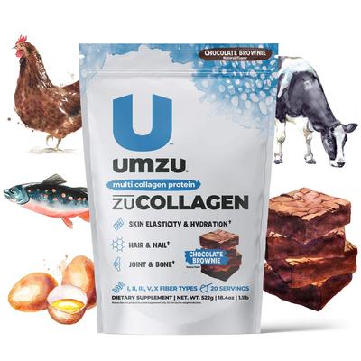 Zucollagen Protein: Multi-Type Collagen by UMZU | Servings: 20 Day Supply