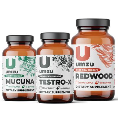 Libido Bundle: Mucuna Pruriens, Testro-X & Redwood...