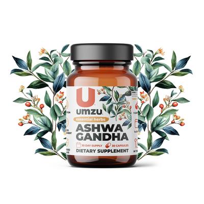 Ashwagandha: Stress & Cognitive Support by UMZU | Servings: 30 Day Supply