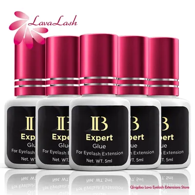 5ml Korea IB Ibeauty Expert Glue for Eyelash Extensions Original IB Wine Red Cap Lash Glue False