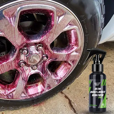 Iron Remover HGKJ S18 50/100ML Protect Wheels And Brake Discs From Iron Dust Rim Rust Cleaner Auto