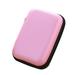 TRIEIY Storage Clearance SaleÃ¯Â¼Â� Mini Zipper Hard Leather Earphone Storage Bag Earphone Pouch Box Home Textile Pink