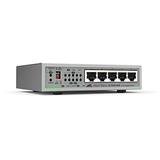 Allied Telesis 5-port 10/100/1000T Unmanaged Switch with External PSU - 5 Ports - Gigabit Ethernet - 10/100/1000Base-T - 2 Layer Supported - Twisted Pair - Desktop Wall Mountable