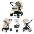 Ickle Bubba Atom 2-in-1 Pushchair - Stone