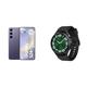 Samsung Galaxy S24+ AI Smartphone Android-Handy ohne Vertrag Galaxy Watch6 Classic Smart Watch, Black