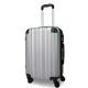 World Traveler Kemyer Quest Hardside Lightweight Expandable Spinner Suitcase Luggage, Silver, 3-Piece Set(20in,25in,29in), Kemyer Quest Hardside Lightweight Expandable Spinner Suitcase Luggage