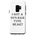 Hülle für Galaxy S9 I Got A 90's R&B Type Of Heart – Lustiger R&B Musikliebhaber