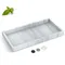 Plateau de comptoir de salle de bain, plateau de vanité de salle de bain en Silicone épaissi, plateau de salle de bain rectangulaire Durable incassable, plateau distributeur de savon