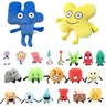 Bfdi Four Plush Butter Game Battle for replIsland Plushie Cosplay Toy Number Flower Woody Coiny