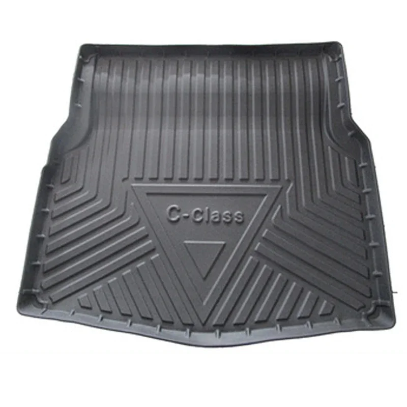 Auto kofferraum matte Für Mercedes benz C klasse W205 2021 2020 2019 2015 2016 2017 2018 Fracht Boot Tablett liner Anti-slip Matte Teppich Image