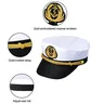 Yacht capitano cappello marina marina cappello marinaio regolabile capitano Costume da uomo barca