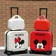 Disney-Valise de voyage à roulettes pour enfants ensemble de bagages de dessin animé valise à