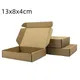 Boîte d'expédition en papier kraft pour petites entreprises emballage rond pour envois postaux