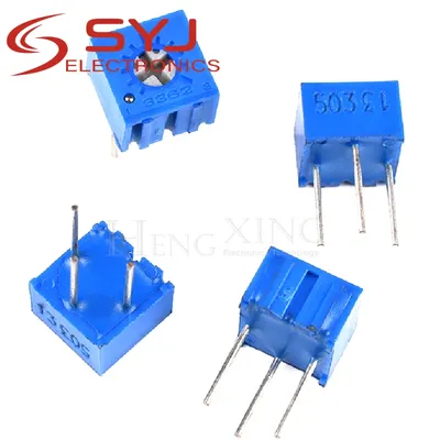 10 stücke 3362p Trimpo-Trimmer-Potentiometer r 1k 2k 5k 10k 20k 50k k Image