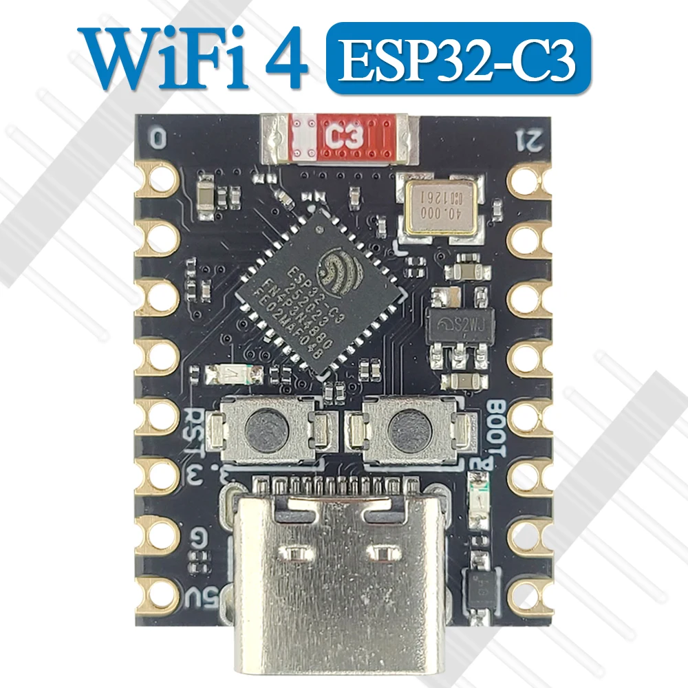 ESP32 C3 Entwicklungsboard-Module Wifi 4 BT Bluetooth-Modul RISC-V 32-Bit Single-Core-Prozessor 16Pin Typ-C ESP32-C3 Mini Image