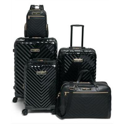 Karl Lagerfeld Chevron luggage Collection - Black - Karl Lagerfeld Luggage
