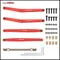 Alloy 35mm extended upper/lower linkage&70mm+ CVD center drive shaft for FMS EAZYRC Roc Hobby FCX24