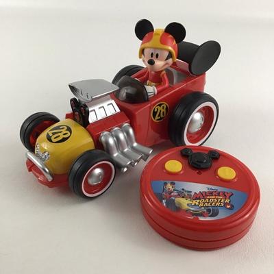 Disney Toys | Disney Junior Mickey Mouse Rc Roadster Racer Remote Control Car Hot Rod Toy | Color: Red | Size: Osbb