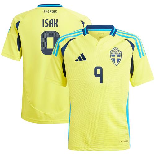 Schweden adidas Heimtrikot 2024 - Kinder mit Aufdruck Isak 9