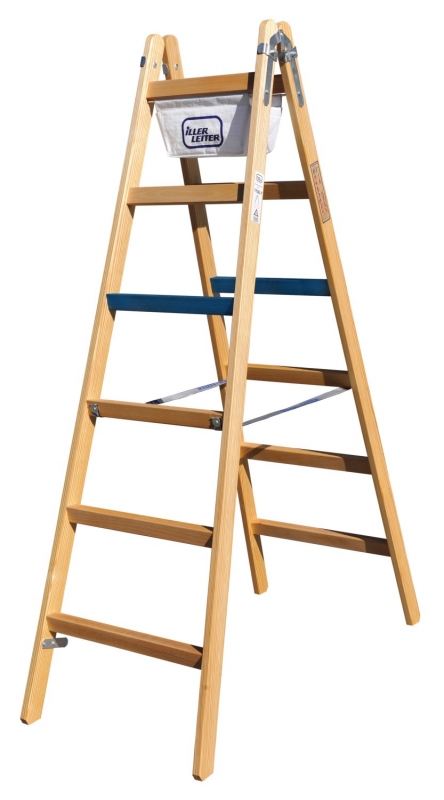 Iller Leiter ILLER-LEITER Breitsprossenstehleiter 1107-7 Image