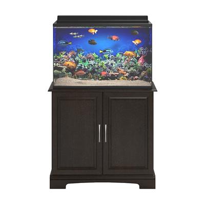 Ollie & Hutch Flipper Espresso Harbor 29 - 37 Gallon Aquarium or Terrarium Tank Stand
