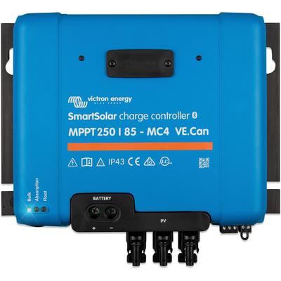 Solarladeregler VICTRON ENERGY "»Solar Charge Controller MPPT Victron SmartSolar 250/85-MC4 VE.Can«", blau, B:24,6cm H:29,5cm T:10,3cm, Aluminium, Spannungsregler