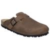 Clog JOSEF SEIBEL "Josef 04", Herren, Gr. 42, braun, Leder, klassisch, Schuhe, Sommerschuh, Schlappen, Urlaub, mit komfortablem Fußbett