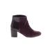 Easy Spirit Ankle Boots: Burgundy Shoes - Women's Size 9
