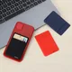 Elastische Telefon Brieftasche Fall kleben auf Handy tasche Silikon ID Kreditkarten halter Aufkleber
