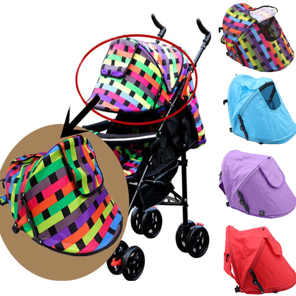 Baby Kinderwagen Sonnenschutz Schatten Schutz Haube Baldachin Abdeckung Kinderwagen Kinderwagen Zubehör Baby Kinderwagen Sonnenblende Wagen Sonnenschutz Image