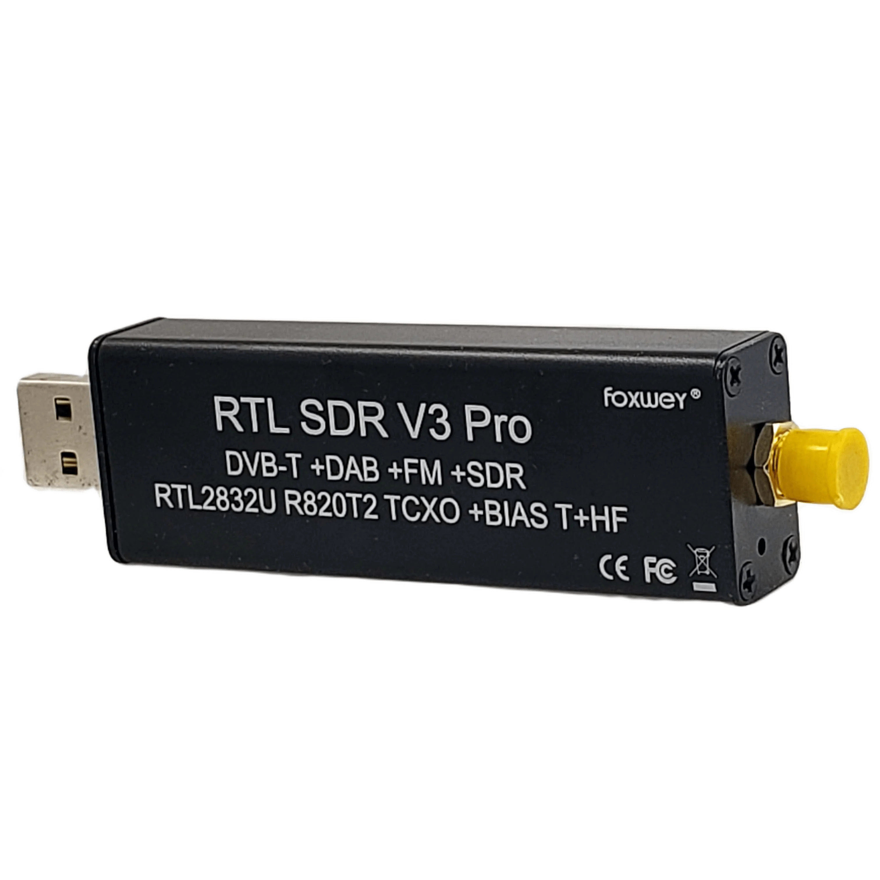 RTL-SDR V3 Pro rtl sdr dongle USB mit SDR radio dongle empfänger software, SDR #,HDsdr, gqrx, SDRTouch Image