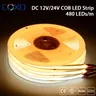 480 LEDs/m UL Aufgeführt COB LED Streifen Licht 5 mt/los RA90 Flexible Band Band Hohe Dichte