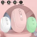 Mouse wireless Bluetooth Mouse ottico ergonomico 2.4G Mouse da gioco per PC portatile Mouse ricaricabile USB RGB 1600 DPI per computer