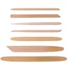 Scultura in argilla di bambù Set da 7 pezzi di raschietto in bambù a testa tonda scultura in