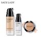 SACE LADY 3pcs Invisible Pore Primer and Liquid Foundation and Full Coverage Cream Concealer For Face Comestic Set
