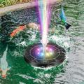 1pc Solar Fountain Pump For Bird Bath, 2023 Upgraded Solar Powered Fountain Pump, Solar Bird Bath Fountain With Free Standing Floating Birdbath Water Pumps For Garden, Patio, Pond And Pool