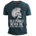 Homme Graphique T-shirt Manche Courte T-shirt Impression 3D Col ras du cou Chemise Rétro Vintage street style Sport en Plein Air Fête Sortir Noir Bleu Violet Printemps Été Vêtement Tenue S M L XL