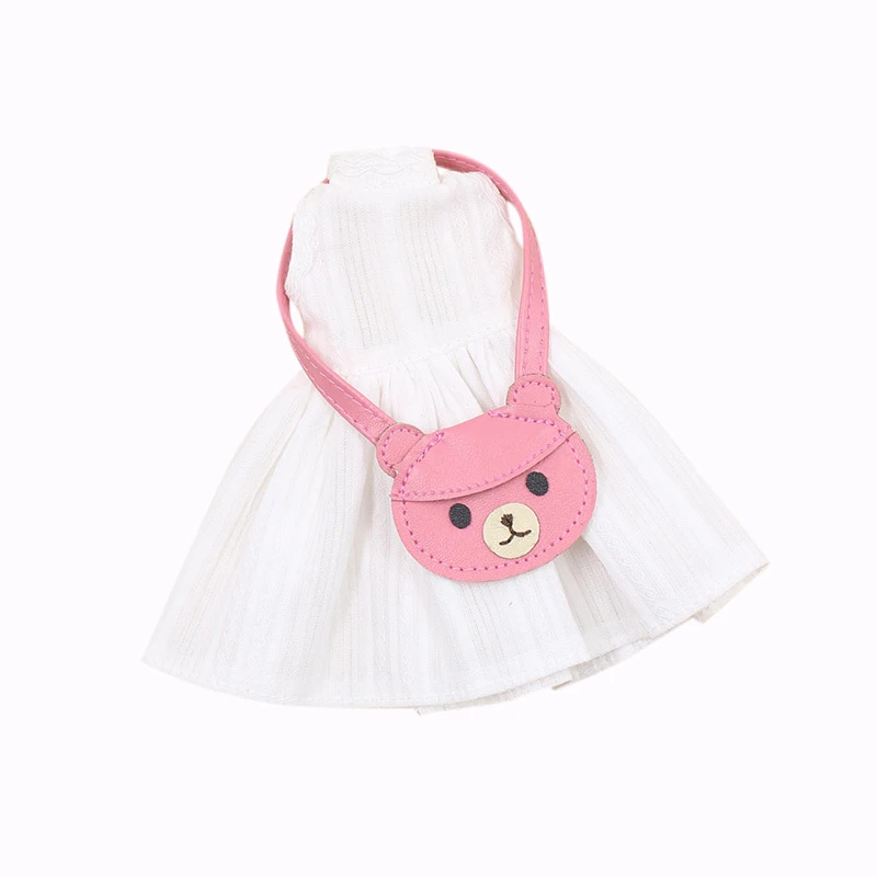 ICY DBS Blyth doll Clothes toy icy bjd dolls white dree pink bag brown bag outfit anime outfits girls gift