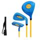 Complete Golf Clubs Set for Junior Kids Right Hand, Included Golf Club Iron, Golf Putter, Golf Club Wood (Blue (with Bag),for 4-5Y)