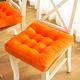 Chair Bolster,Thicken Seat Cushion,Tufted Chair Cushion for Dining Chairs Garden Futon Seat Cushion Chair Seat Pads (Color : Orange, Size : 40x40cm(15.7x15.7"))