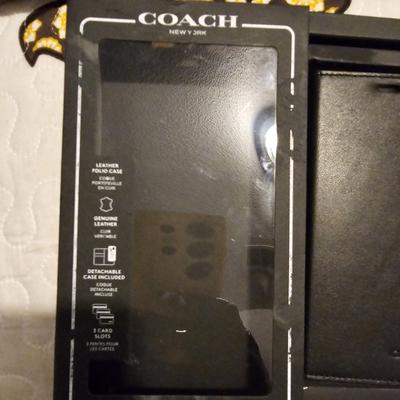 Coach Cell Phones & Accessories | Coach Cell Phone Case | Color: Black | Size: Os