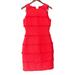 J. Crew Dresses | J.Crew Tweed Fringe Sleeveless Cotton Sheath Lined Dress Red Orange Size 4 Nwt | Color: Orange/Red | Size: 4
