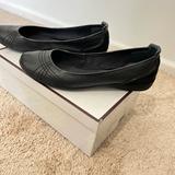 Giani Bernini Shoes | Giani Bernini Black Leather Comfort Flats Insoles And Putter Soles. Size 11 | Color: Black | Size: 11