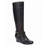 Giani Bernini Shoes | Giani Bernini Kalie Extended Calf Wedge Boots | Color: Silver/Tan | Size: 8.5