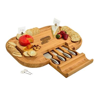 NCAA Purdue Boilermakers Bamboo Cheese & Charcuterie Board