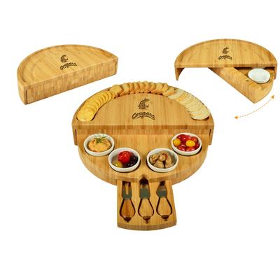 Washington State Cougars Bamboo Cheese, Charcuterie Board