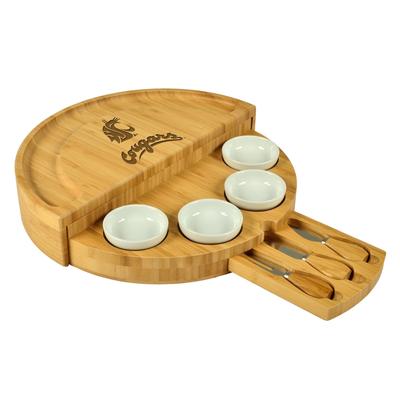 NCAA Washington State Cougars Bamboo Cheese & Charcuterie Board