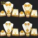 ANIID Dubai Hohe Qualität 6PCS Schmuck-Set Indische Blume Gold Überzogene Halskette Armband Sets