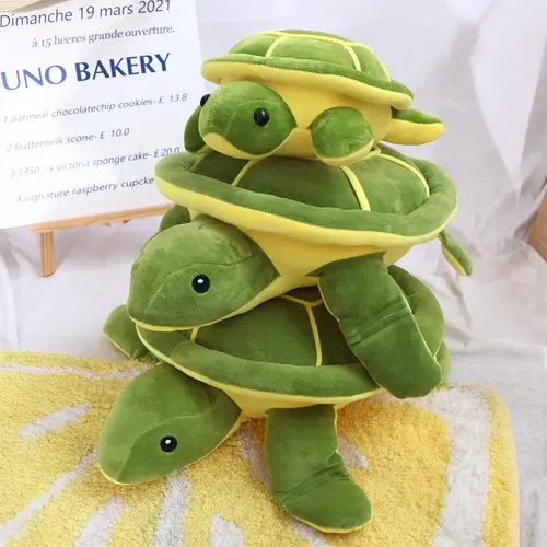 Kissen Wohnkultur beschwichtigen Puppe begleiten Spielzeug Schildkröte Stofftier Schildkröte Plüsch