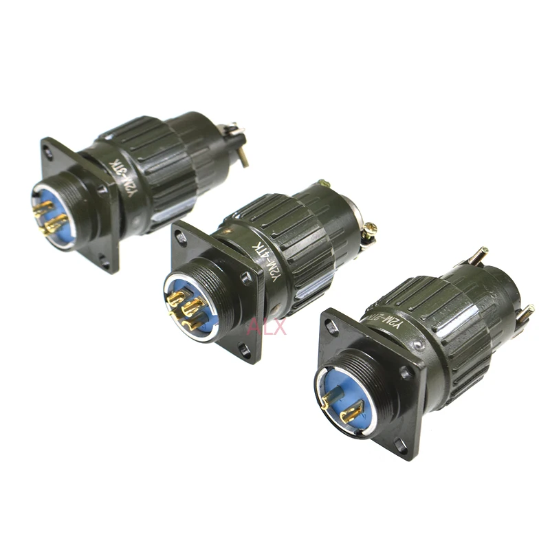 Y2M serie 21mm Y21M schnelle schnalle Luftfahrt kabel stecker stecker männlich & weibliche 2/3/4/5/7/10/14/16 pin 2p/3p/4p/5p/7p Armee grün Image